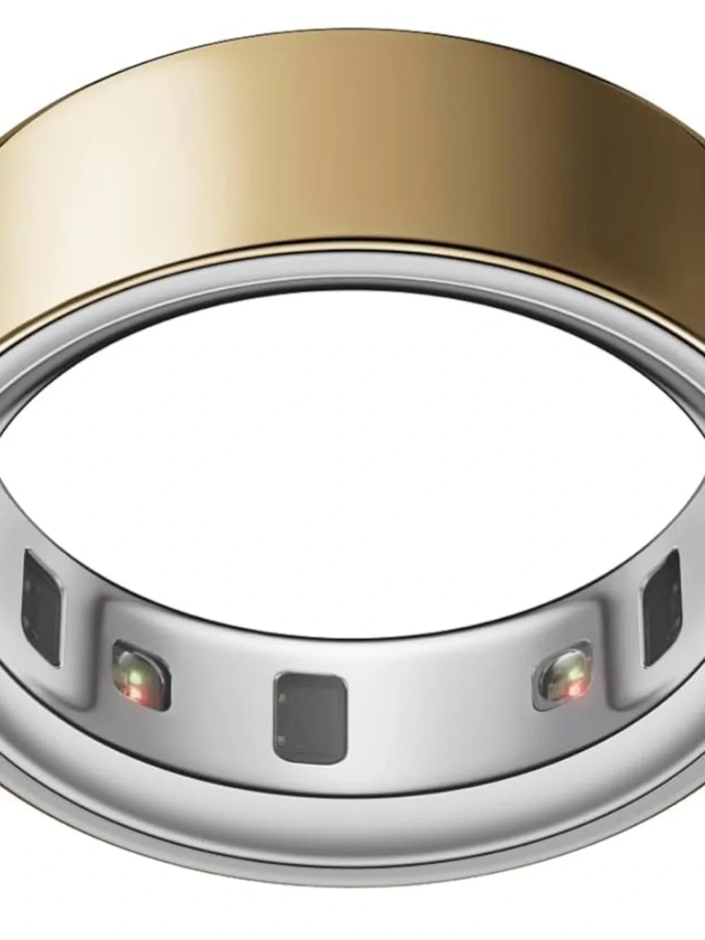 Oura Ring - Gold Top with Silver Band